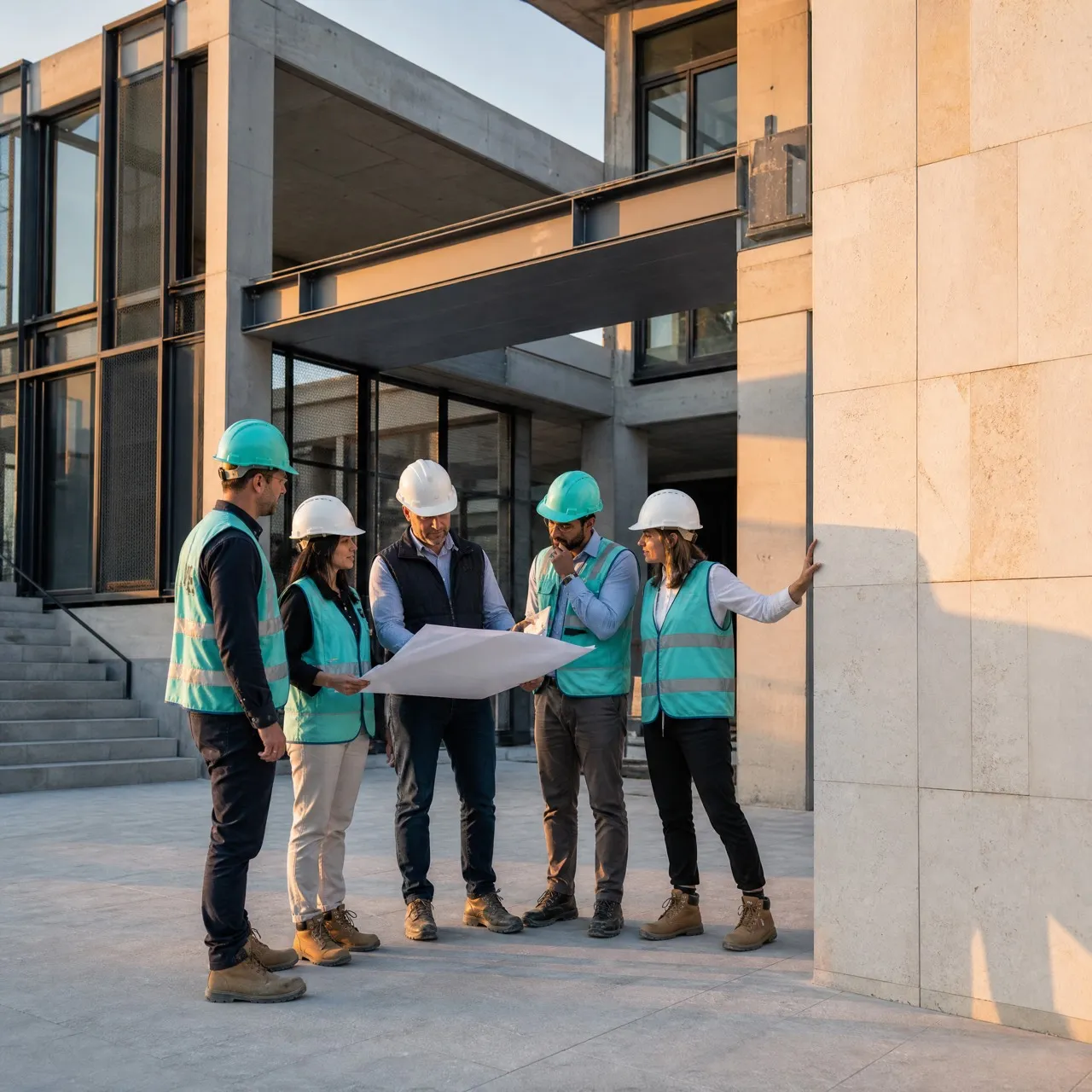 Illustration zur Zusammenarbeit und Planung